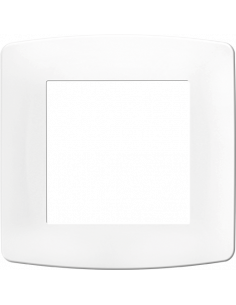 Plaque blanche 1 poste EUR'OHM 61895