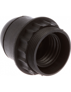 Douille E 27 double bague noire EUR'OHM 62126