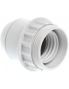 Douille E14 double bague blanche EUR'OHM 62135