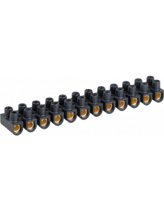 Barrette laiton noire10 mm² EUR'OHM 70003