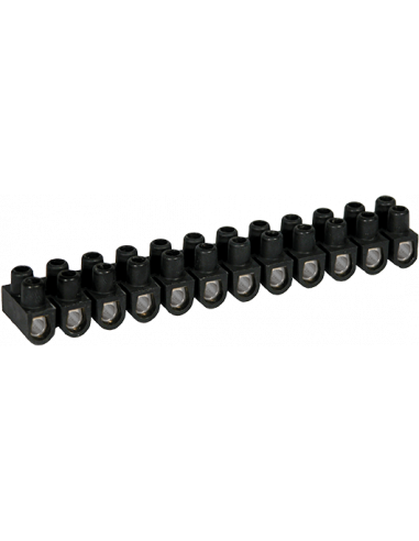 Barrette acier noire 2,5 mm² EUR'OHM 70006