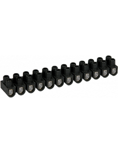 Barrettes acier noire 6 mm² EUR'OHM 70007