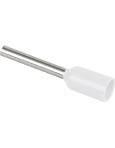 Lot de 50 Embout 0,5² blanc EUR'OHM 70430
