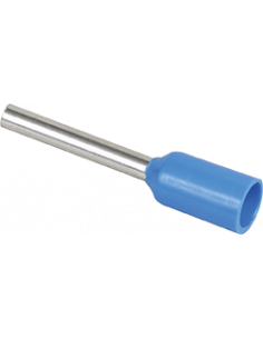 Lot de 50 Embout 0,75² bleu EUR'OHM 70431