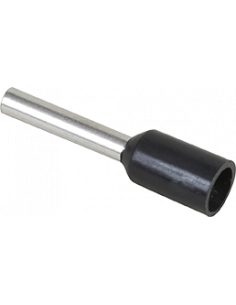 Lot de 50 Embout 1,5² noir EUR'OHM 70433