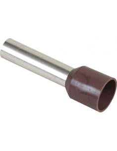 Lot de 50 Embout 10² brun EUR'OHM 70437