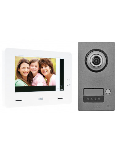 Kit Video Mininote+1 Bouton poussoir URMET 1722/95