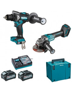 Ensemble de 2 machines 40 V max Li-Ion 4 Ah XGT (DF001G + GA005G) MAKITA DK0124G201