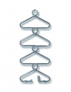 Radiateur sèche-serviettes Archibald eau chaude 233 W H 1230 L 525 mm racc. S034 Finition chromée ACOVA ARCHO-120-050 2