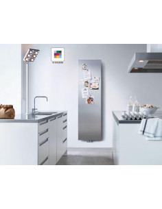 Radiateur Altima eau chaude fasse lisse 1251 W (dT50) H 2013 L 675 mm racc. S007 blanc ACOVA HM-200-067