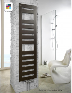 Radiateur sèche-serviettes Karena Spa eau chaude 889 W H 1750 L 600 mm racc. S034 Couleur ACOVA SV-180-060C