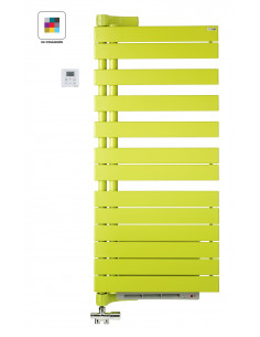 Radiateur sèche-serviettes Régate Twist Air eau chaude 594 W H 1280 L 550 mm racc. V027 Couleur ACOVA XRL128-055IFSC