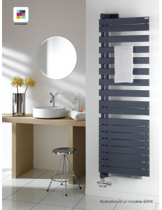 Radiateur sèche-serviettes Régate Twist Air eau chaude 429 W H 902 L 550 mm racc. V027 Couleur ACOVA XRL090-055IFSC 2
