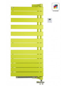 Radiateur sèche-serviettes Régate Twist Air eau chaude 594 W H 1280 L 550 mm racc. V028 Couleur ACOVA XRR128-055IFSC