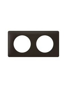 PLAQUE 2 POSTES BASALTE CELIANE LEGRAND 066742
