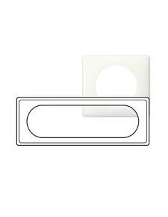 PLAQUE 3 POSTES ETENDUE BLANC YESTERDAY CELIANE LEGRAND 066636 2