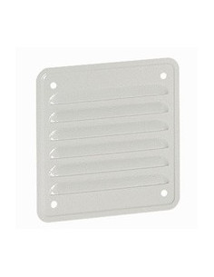 Jeu de 2 ouïes d'aération métal avec grilles IP32 IK10 RAL7035 138x138mm LEGRAND 034804 2