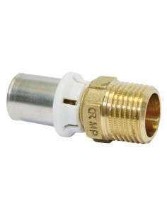 RACCORD MALE A SERTIR POUR MULTICOUCHE