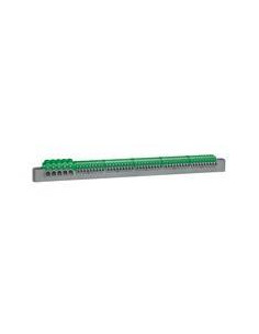 Bornier de répartition IP2X terre 5 connexions 6mm² à 25mm² vert longueur 332mm LEGRAND 405057 2