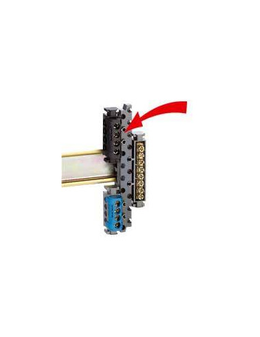 Support universel pour monter tous les borniers sur rail symétrique ou asymétrique LEGRAND 004811