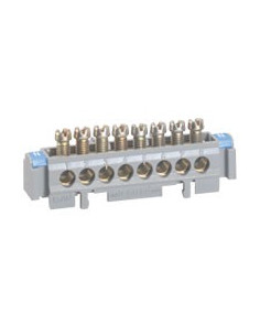 Bornier de répartition nu sur support 1 connexion 6mm² à 25mm² longueur 113mm LEGRAND 004824 2