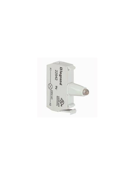 Bloc pour tête lumineuse Osmoz raccordement à vis 230V vert LEGRAND 022942