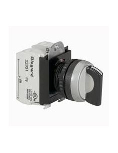 Bouton tournant non lumineux à manette IP69 Osmoz complet 3 positions fixes LEGRAND 023731 2