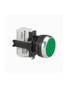 Bouton non lumineux à impulsion affleurant IP69 Osmoz complet vert LEGRAND 023702 2