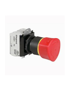 Coup de poing à accrochage non lumineux Osmoz complet IP69 D.40mm EN 418 pousser-tourner LEGRAND 023726