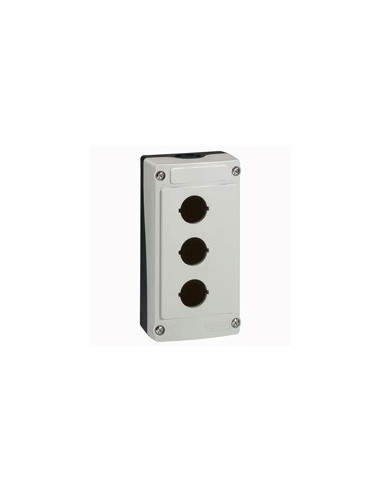 BOITIER VIDE 3 TROUS GRIS LEGRAND 024203