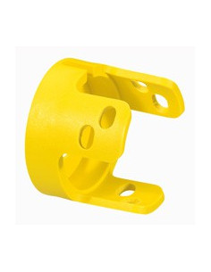 Collerette de garde pour coup de poing Ø40 pousser-tourner et pousser-tirer Osmoz jaune LEGRAND 024181 2
