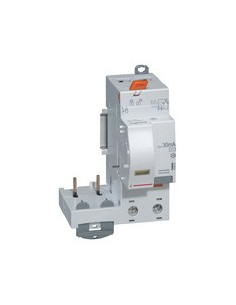 Bloc différentiel adaptable à vis DX³ pour disjoncteur 1 module par pôle 2 Pôles 230V 40A type AC 30mA LEGRAND 410401 2
