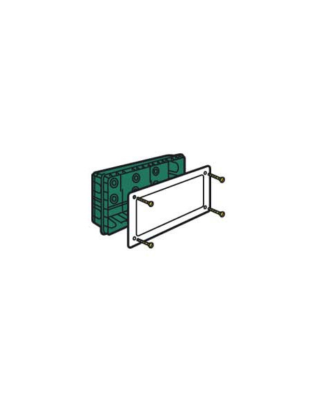 Boîte complète Batibox maçonnerie pour dérivation grande capacité 404x250x76.5mm LEGRAND 089278