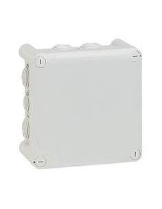 Boîte de dérivation carrée Plexo dimensions 130x130x74mm grise LEGRAND 092032 2