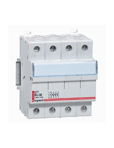 Coupe-circuit sectionneur tripolaire+neutre pour cartouche cylindrique industrielle type aM ou gG 10x38mm 500V LEGRAND 005848 2