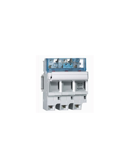 Coupe-circuit sectionnable SP51 pour cartouche industrielle 14x51mm 3 Pôles avec microrupteur  LEGRAND 021536