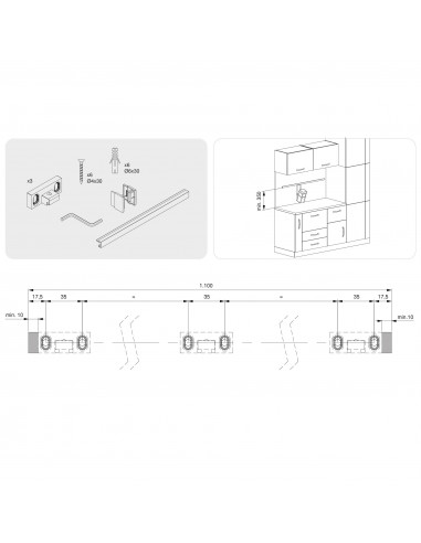 Etagère pour pots Titane EMUCA 8964735