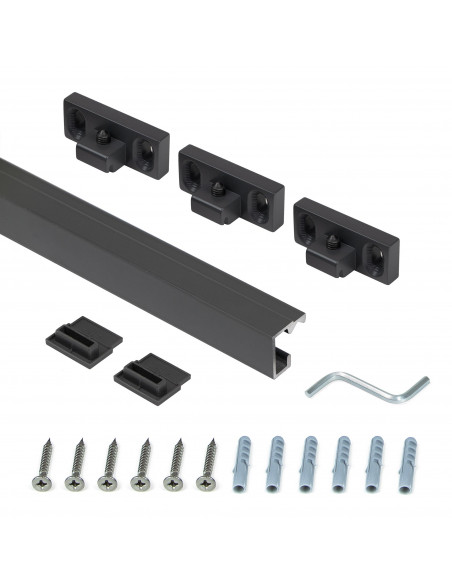 Profil et accessoires pour suspendre Titane EMUCA 8965335