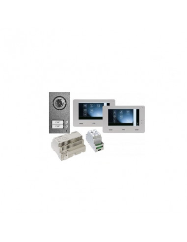 Kit Video Mininote+ 2Bouton poussoir URMET 1722/96