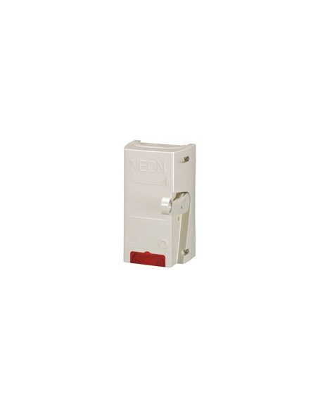 Coffret coupure pour enseigne lumineuse inter pompier tétrapolaire 16A 400V équipé d'un voyant LEGRAND 038052