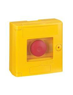 Coffret bris de glace double position IP44 jaune montage en saillie LEGRAND 038001 2