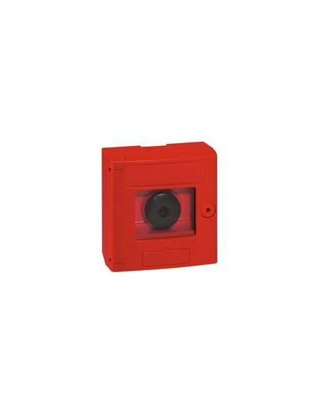 DECLENCHEUR MANUEL 125X125 ROUGE SAILLIE EQUIPE DE VITRE LEGRAND 038011