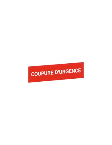 ETIQUETTE COUPURE D'URGENCE LEGRAND 038094