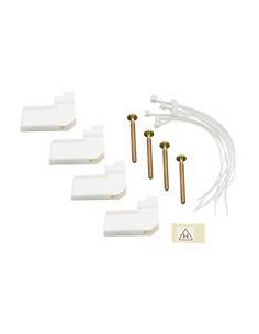 Ensemble de fixation dans cloisons creuses ou sèches pour coffret modulaire encastré 4 griffes + colliers LEGRAND 001490