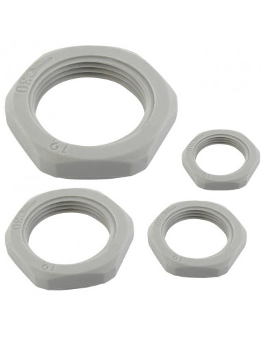 Ecrou Polyamide gris ISO 25 BLM 102252