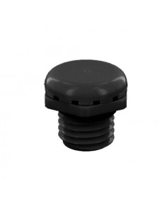 Bouchon ventilation Pol. méd. noir long. 6mm ISO12x1.5 BLM 105145