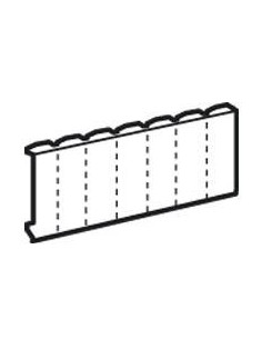 Obturateur XL³ pour plastron isolant ou métal 18 modules gris LEGRAND 001665 2