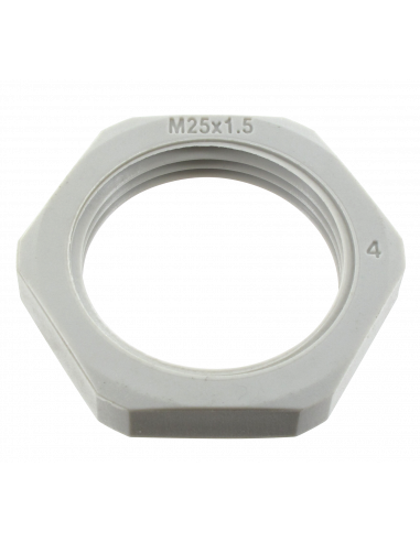 Ecrou Polyamide gris ISO 25 BLM 102252