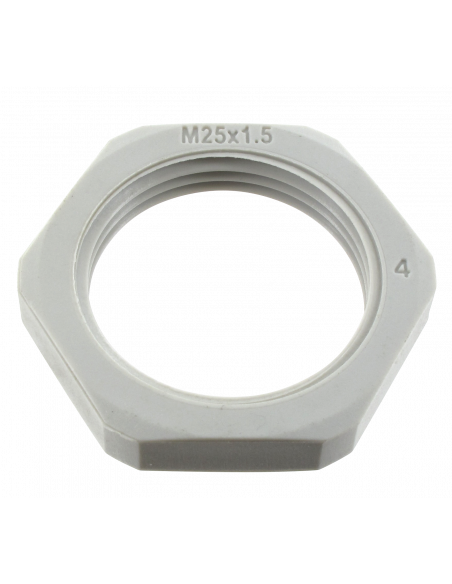 Ecrou Polyamide gris ISO 25 BLM 102252