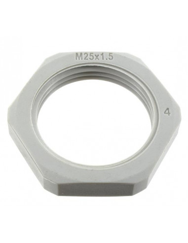 Ecrou Polyamide gris ISO 25 BLM 102252